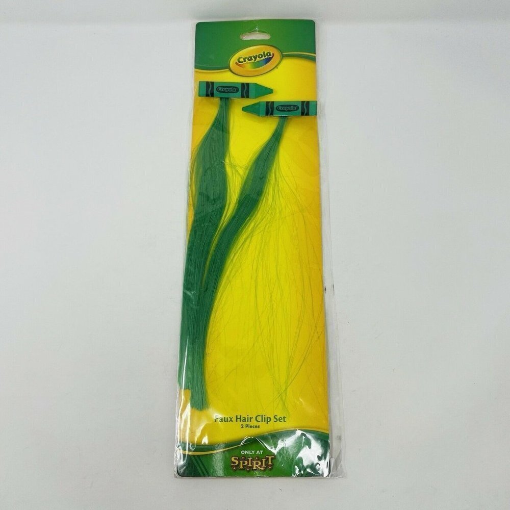 Spirit Halloween Girls Crayola Faux Hair Clip Set‎